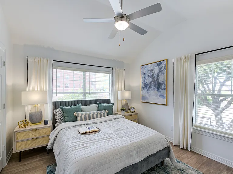 Newly Renovated Bedroom with Large Windows