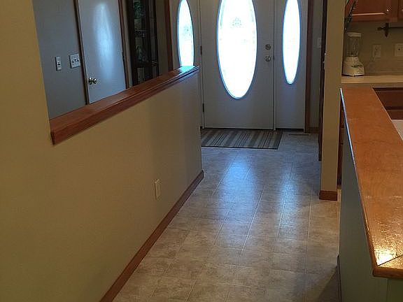 Entry hall with sidelights