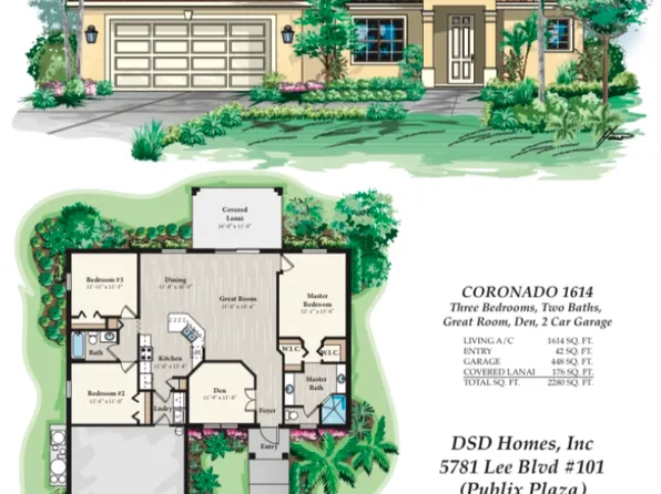 Coronado 1614 Plan, Lehigh Acres