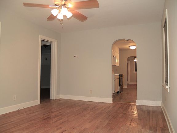 Living room into kitchen