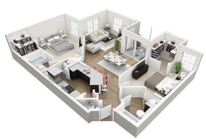 Floor plan B1