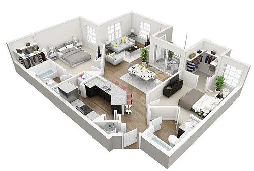 Floor plan B1
