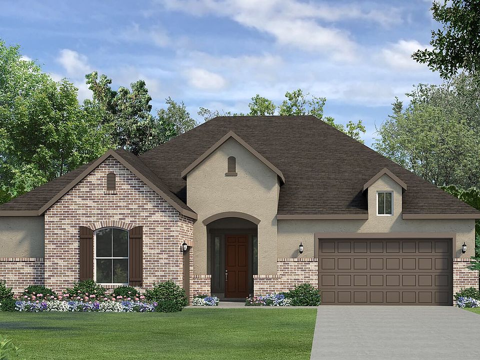 Champain floorplan for Kissing Tree by Brookfield residential in Austin, TX