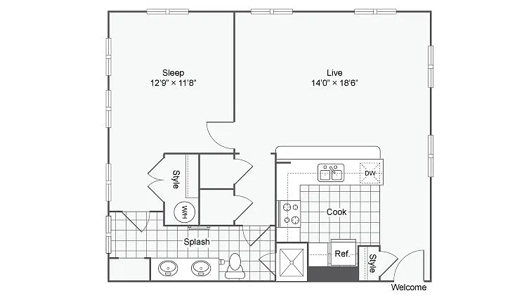 Floor plan A151