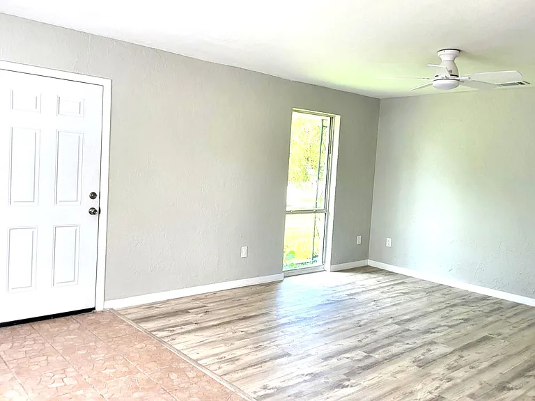 Entry and living room