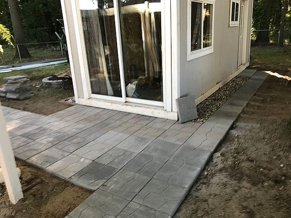 new patio/walkway