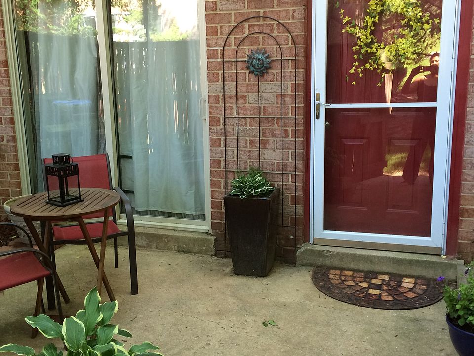 Fenced in patio