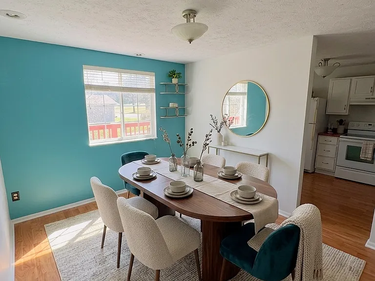 Dining Room Staged