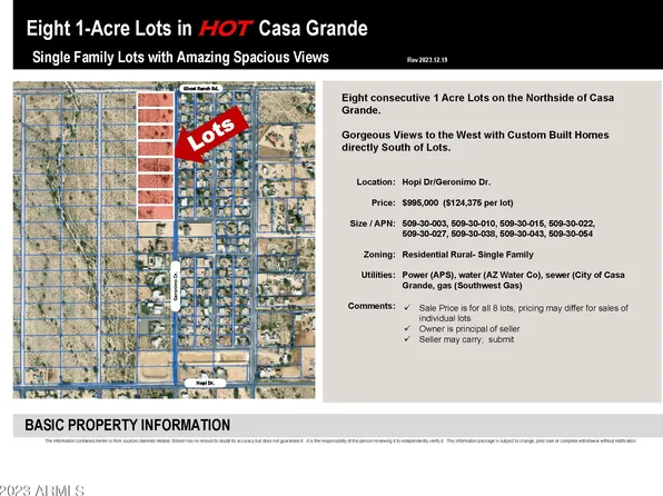 11172 N GERONIMO Drive #147, Casa Grande, AZ 85122