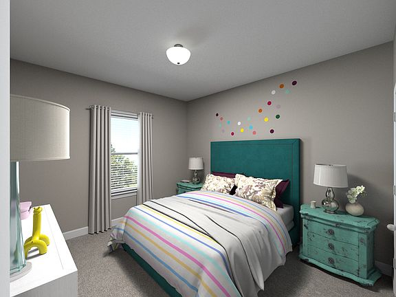 Secondary bedrooms offer the kids plenty of space to grow and make their own.