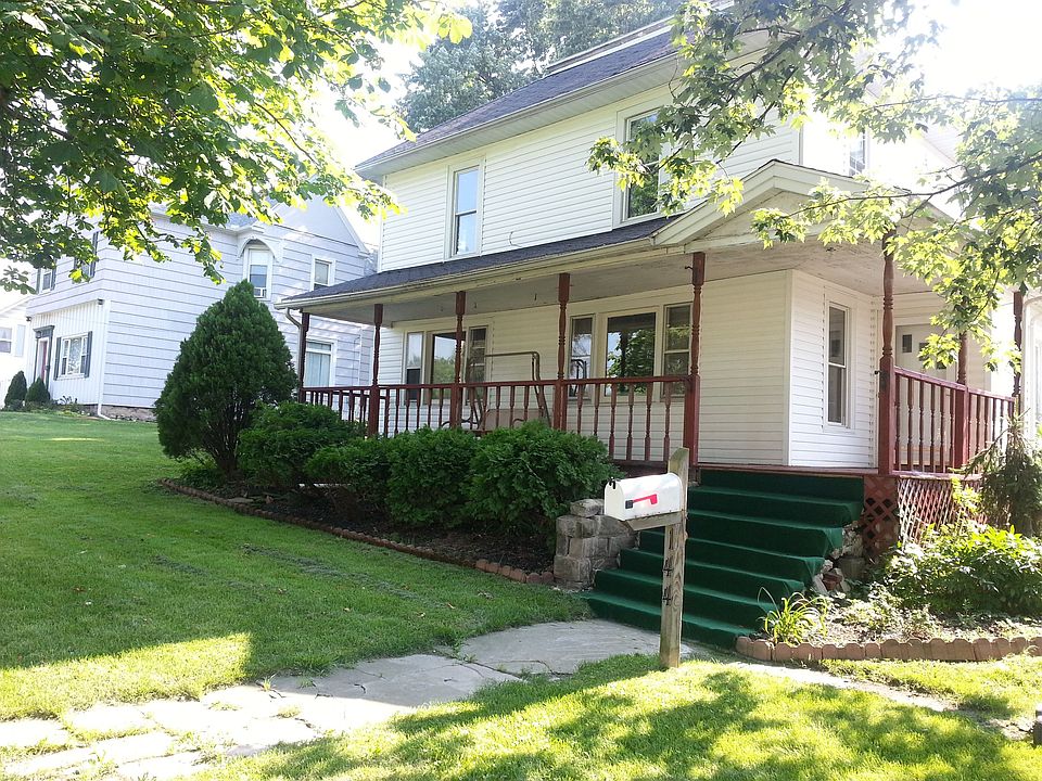 Wrap-around front porch