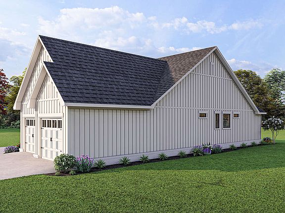 garage door will be side load