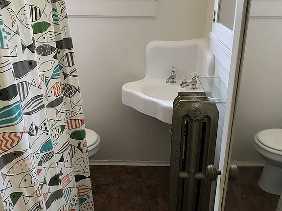 3' x 3' storage closet behind main bathroom door.