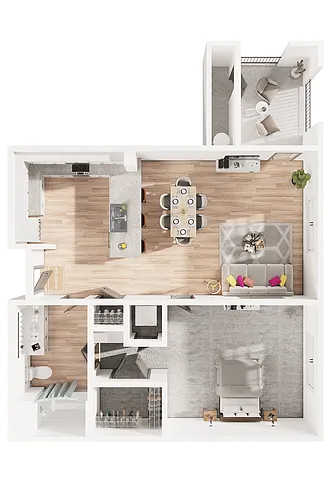 Floor plan A21