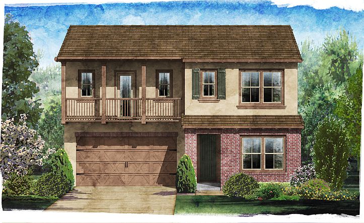 Residence 3, Elevation B - Monterey