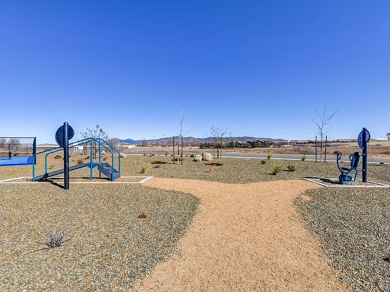 One-mile pathway with fitness stations