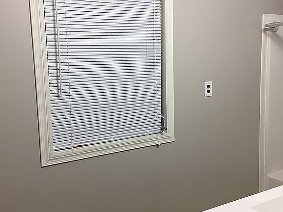 Guest house bathroom window