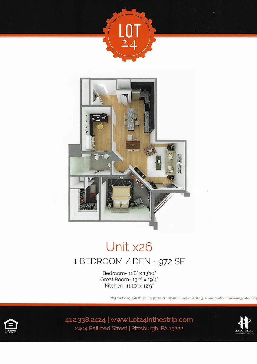 Floor plan Lot 858