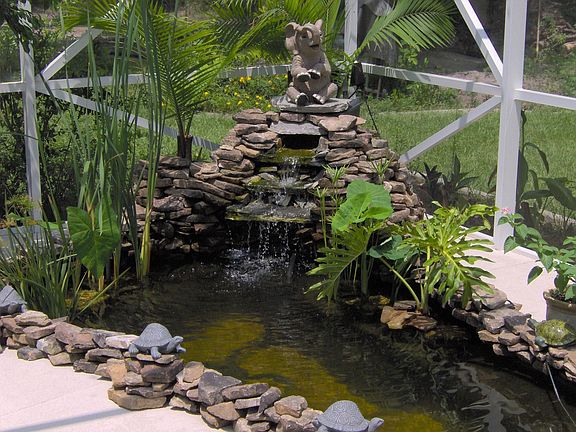 screened fish pond