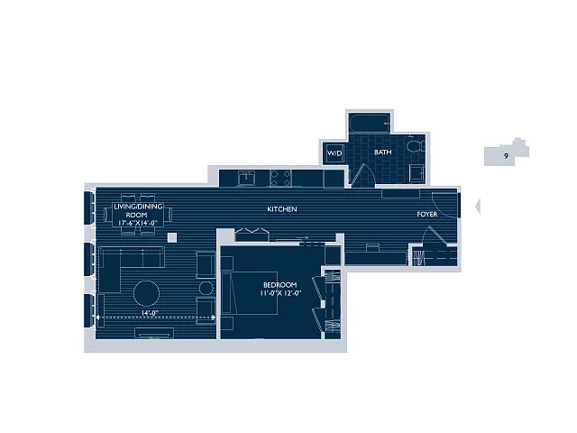 Floor plan Loft 9