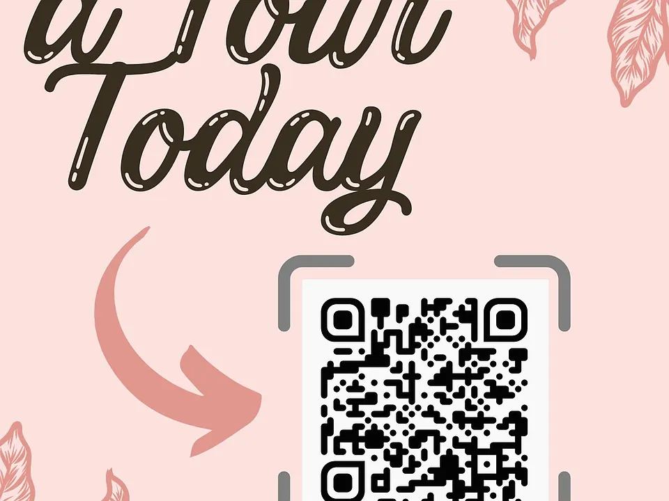 Scan our QR Code to book at tour of one of our 8 luxury floor plans!