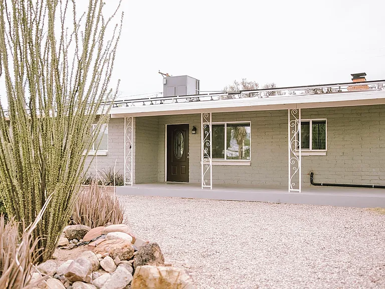 Exterior of the home