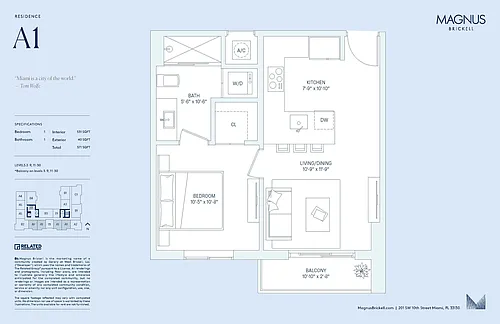 Floor plan A1-WF