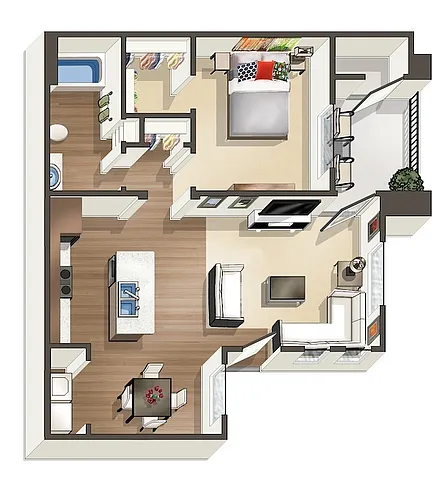 Floor plan A1A-sm