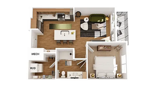 Floor plan A1-HC