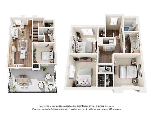 Floor plan 4BAV (Audio/Visual Accessible)