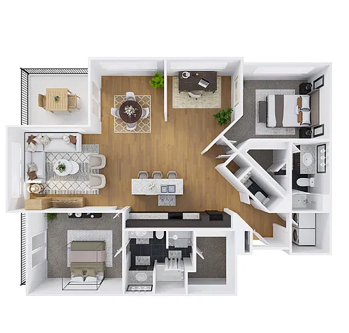 Floor plan B12C