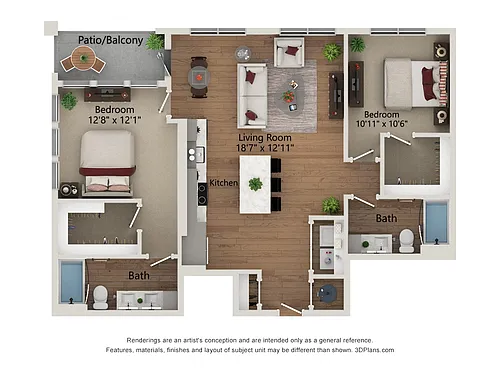 Floor plan B6-1154