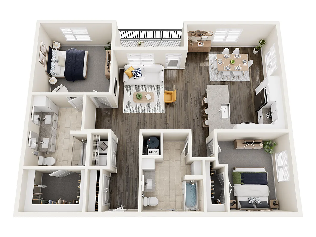 Floor plan B2A