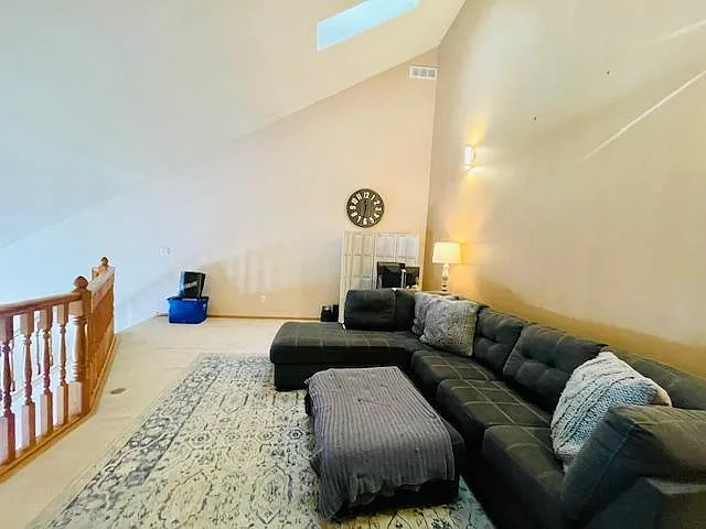Large Loft Area with two skylights