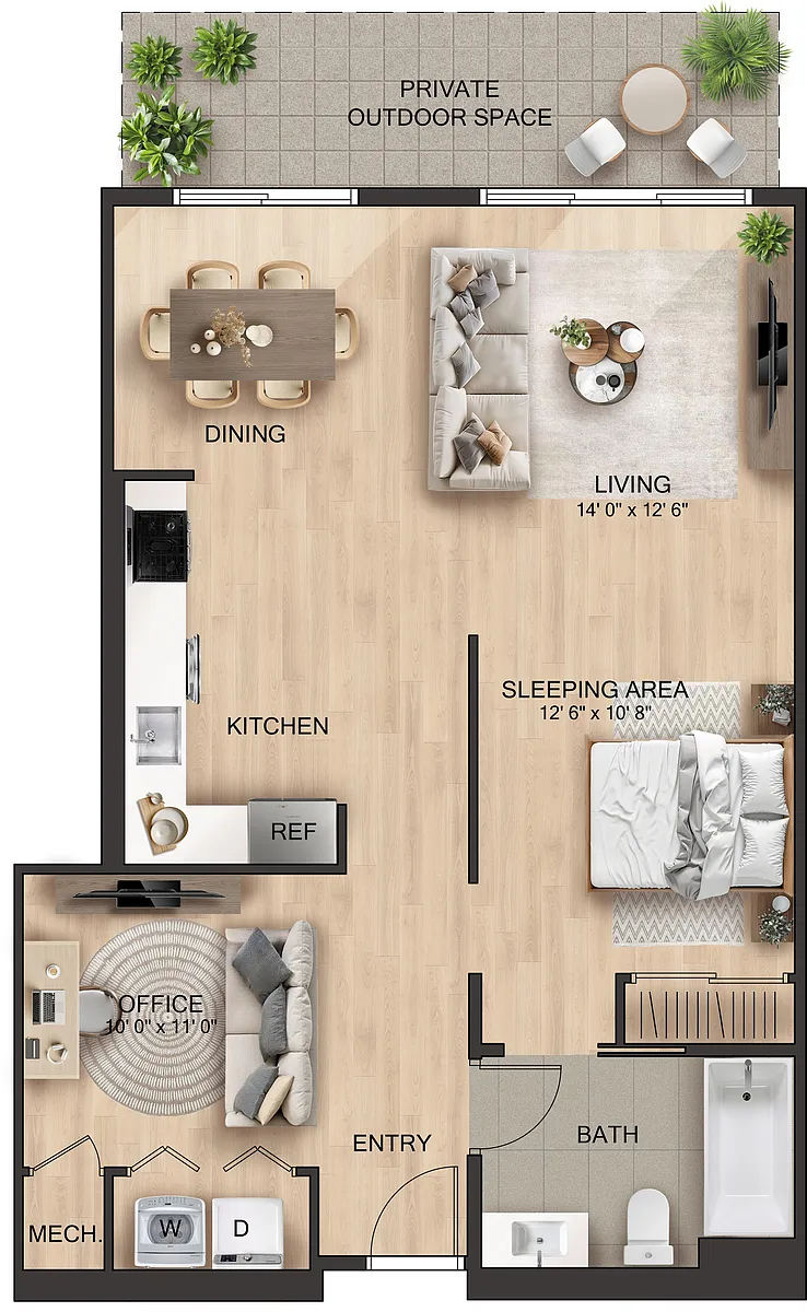 Floor plan A6D