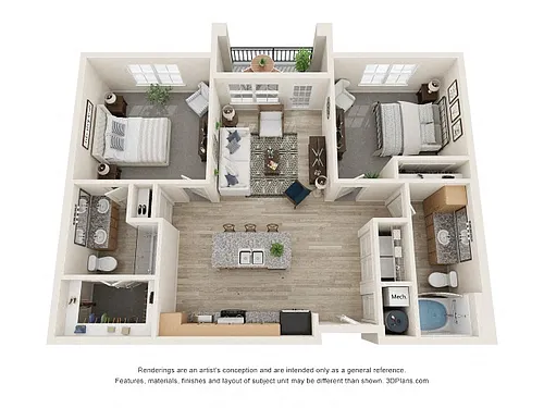 Floor plan B: Emerald
