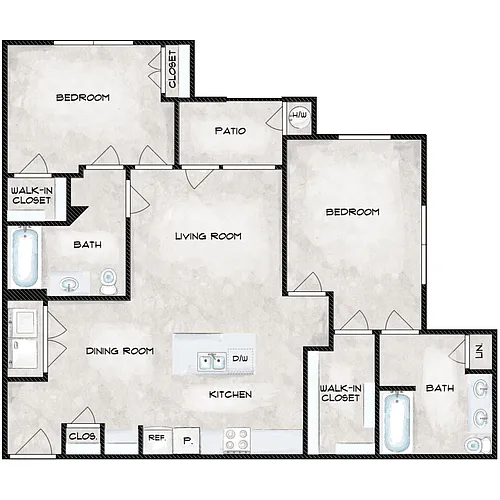 Floor plan B5 ADA