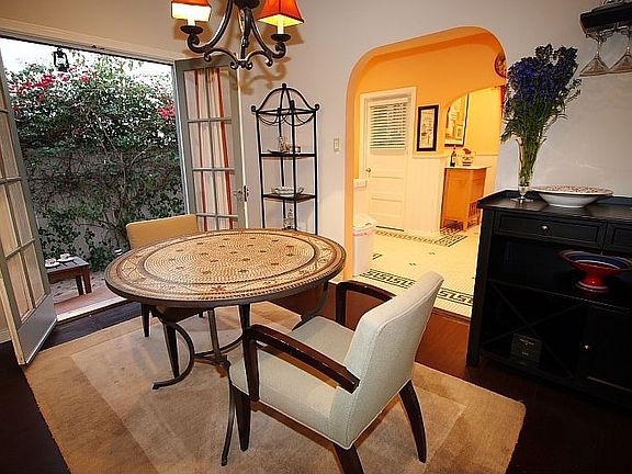 French doors to patio