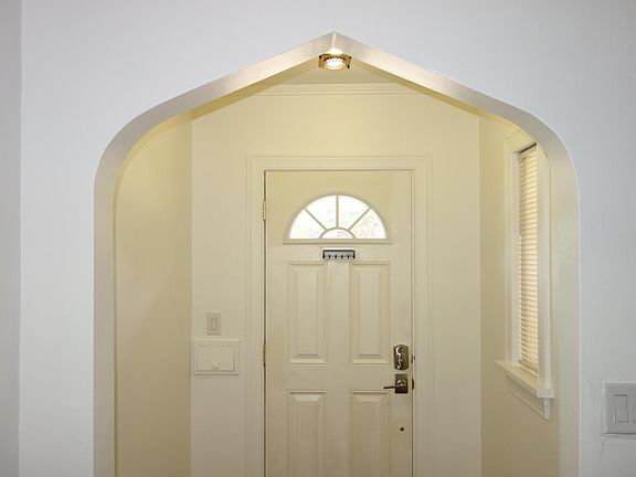 Unique entry with mail slot on the left