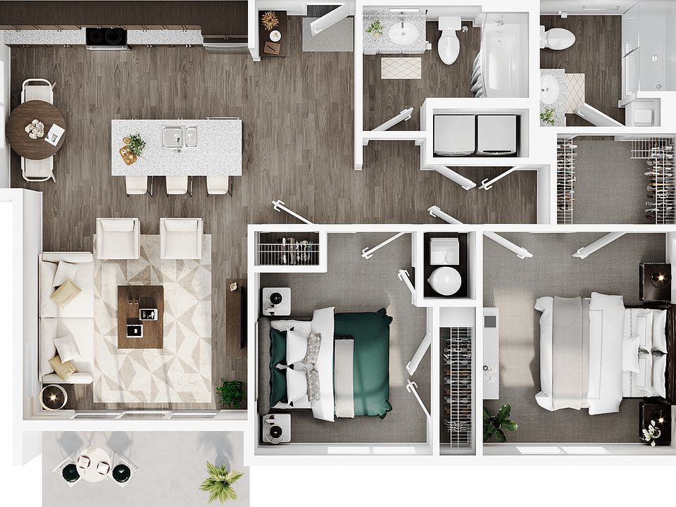 The Braxton: Two Bed - Two Bath The Braxton: Two Bed - Two Bath