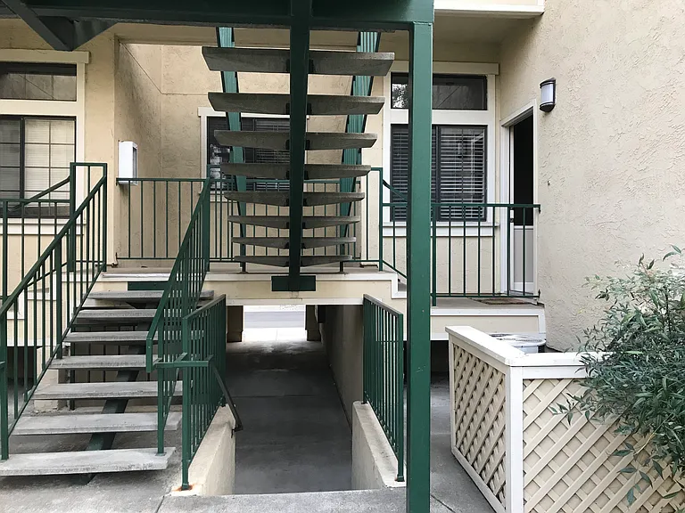 Entrance to unit (the doorway to the right)