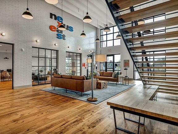 Nexus East Clubhouse with Seating and Co-Working Space