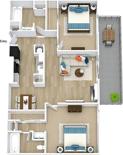 Floor plan B3