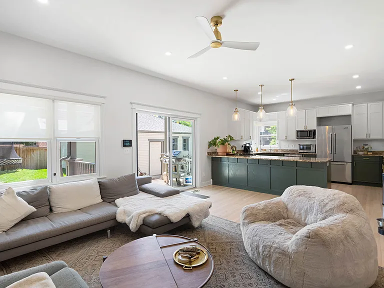 Open Concept Living Area and Kitchen