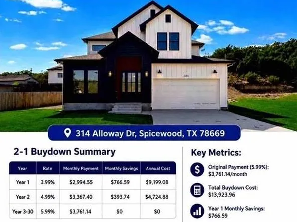 314 Alloway Dr, Spicewood, TX 78669