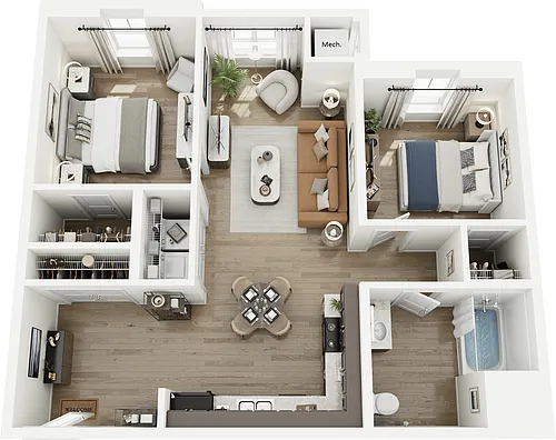 Floor plan B3