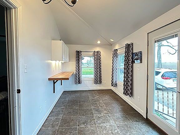 Front room/mud room/office 