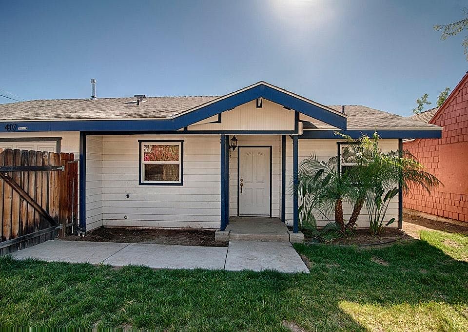 Front of house with enclosed front yard. Very popular area of brea.