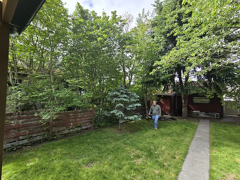 Back Garden of Home, Totally Fenced in.