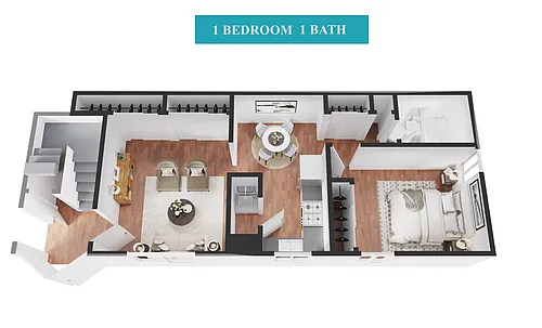 Floor plan 1 Bedroom
